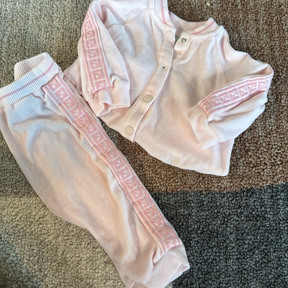 Fendi Baby Velour Sweats in 12 mos